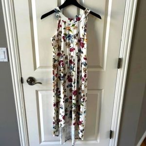 Girls Size 14 Floral Knit Dress
